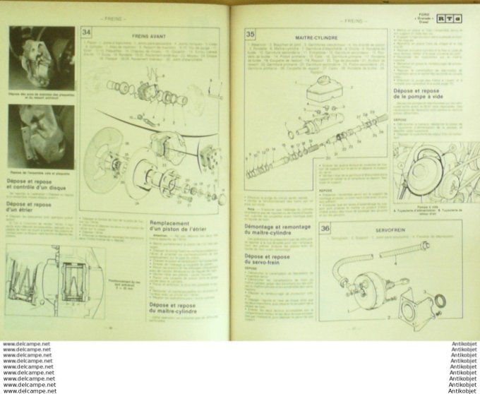 R.T Automobile Ford Granada diesel Renault 20 & 30   # 444