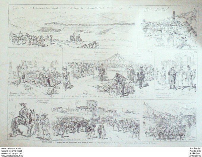 Le Monde illustré 1874 n°931 Belgique Bruxelles Mariage Princier Le Mans (72) Solesme (59) Italie Ro