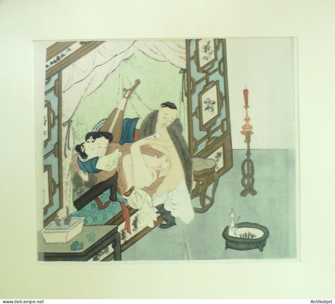 Estampe Chinoise scène érotique 26