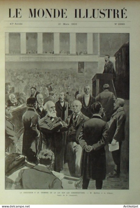 Le Monde illustré 1903 n°2399 Chambray (37) Rouen (76) Ferté-Vidame (61) Whitaker Wright