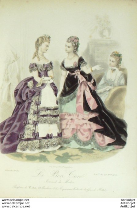 Gravure de mode Le Moniteur 1892 n°02