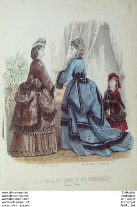 Journal des Dames Demoiselles 1870 # 976