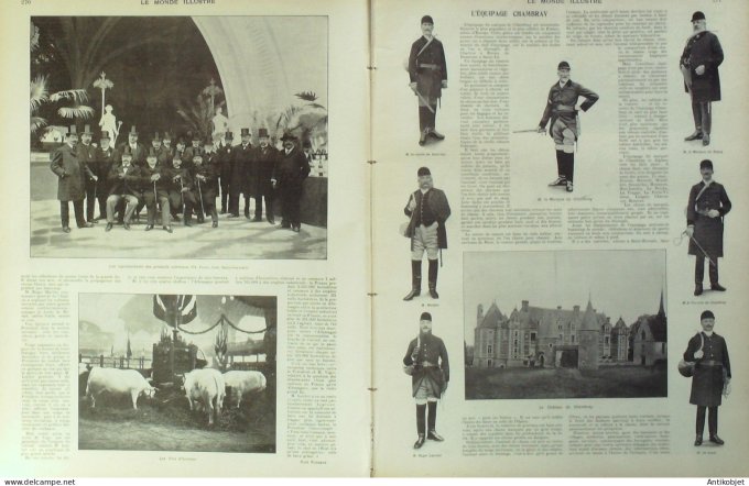 Le Monde illustré 1903 n°2399 Chambray (37) Rouen (76) Ferté-Vidame (61) Whitaker Wright