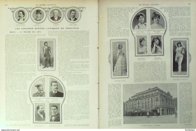 Le Monde illustré 1903 n°2399 Chambray (37) Rouen (76) Ferté-Vidame (61) Whitaker Wright