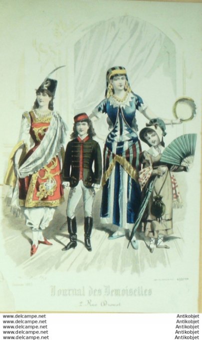 Journal de Demoiselles 1883 # 4397b Travestissements