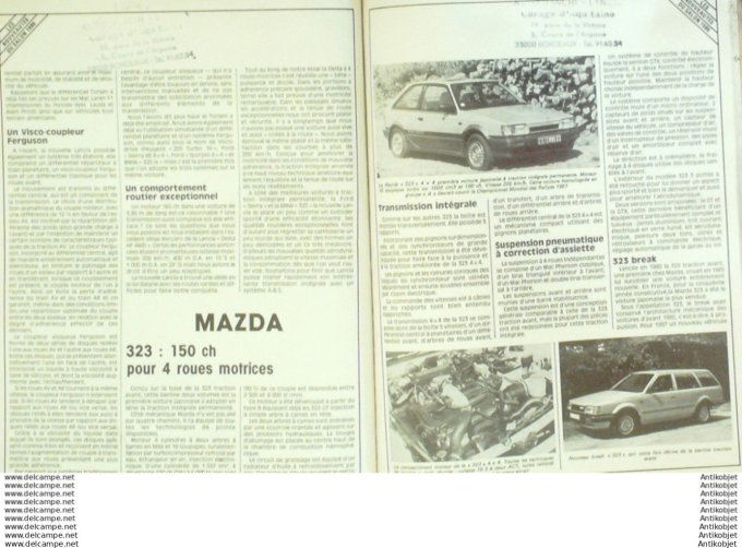 R.T Automobile Renault 21 & Nevada Citroën Visa   # 471