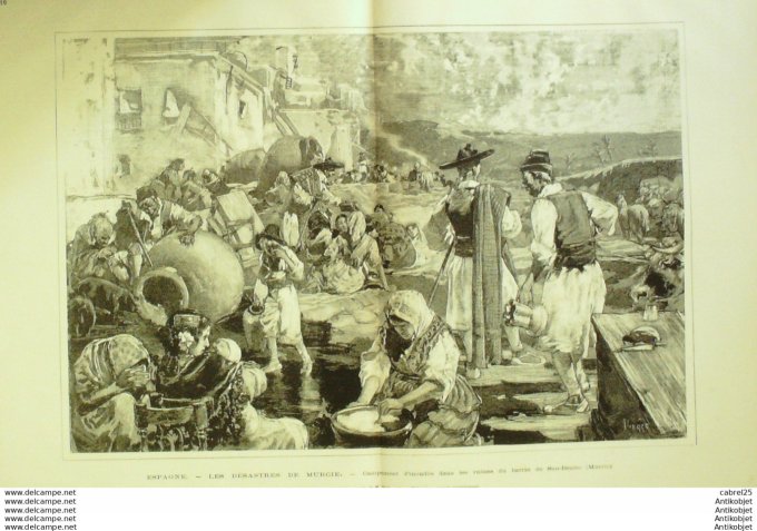 Le Monde illustré 1879 n°1181 Suisse Penthaz Espagne Murcie Barrio De San Benito Boz Negra Cracovie 