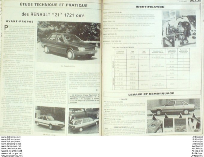 R.T Automobile Renault 21 & Nevada Citroën Visa   # 471