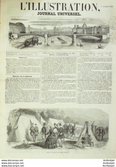 L'Illustration 1850 n°397 PFALZ SONNECK RHEINSTEIN (67) Allemagne MUNICH SATORY (78)