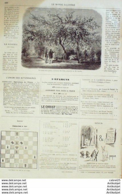 Le Monde illustré 1868 n°636 Pays-Bas Iserlohm Berg Mark Espagne Madrid Races Canines & Felines