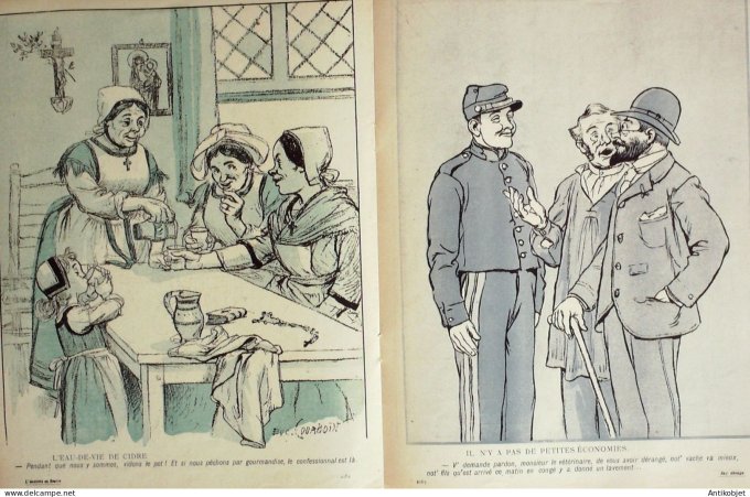 L'Assiette au beurre 1903 # 128 Aux champs Eugene Courbon