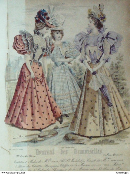 Journal de Demoiselles 1896 # 5101 (Maison Thirion)