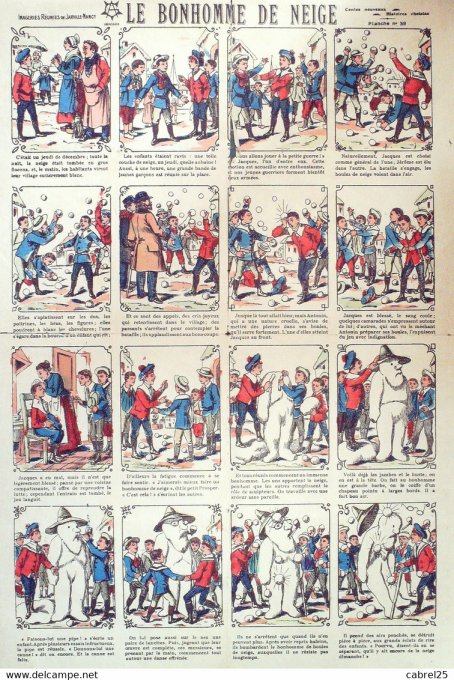 Le Bonhomme  de Neige (Pellerin d'epinal)