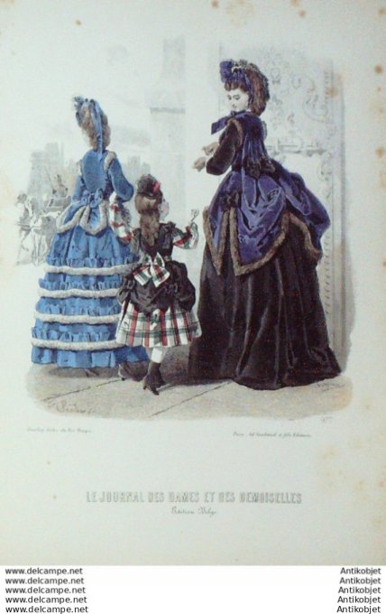 Journal des Dames Demoiselles 1870 # 977