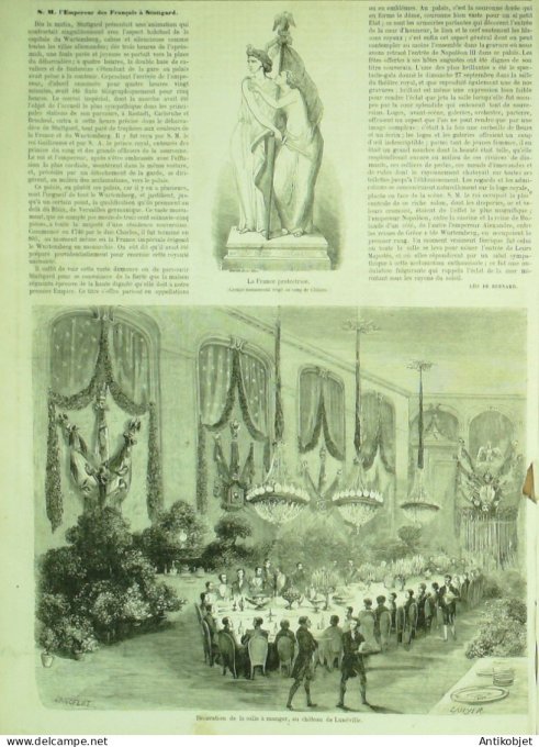 Le Monde illustré 1857 n° 26 Stuttgard Bruxelles Stuttgard Lunéville (54) Algérie Oran