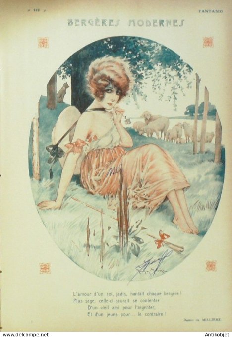Fantasio 346 1921 Rab Milliere Martin Herouard Mirande Gerbault Vallee