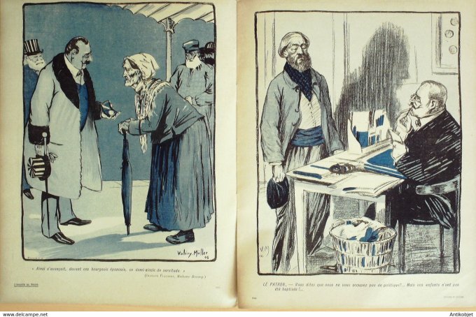 L'Assiette au beurre 1906 # 271 Rouges et jaunes Muller