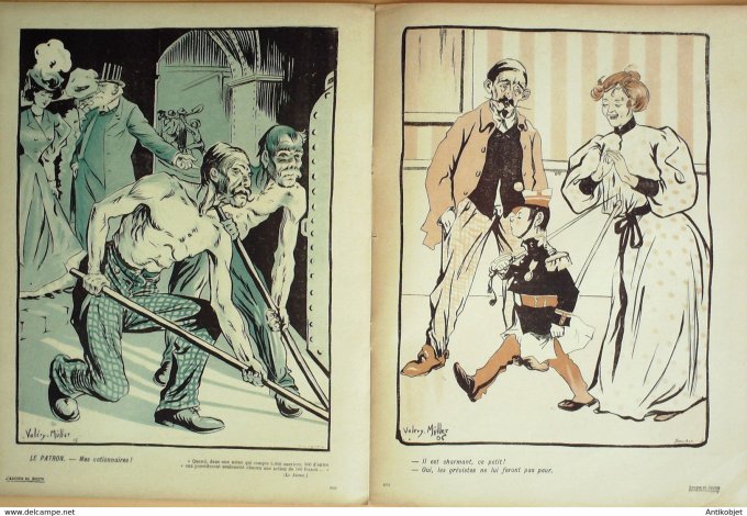 L'Assiette au beurre 1906 # 271 Rouges et jaunes Muller
