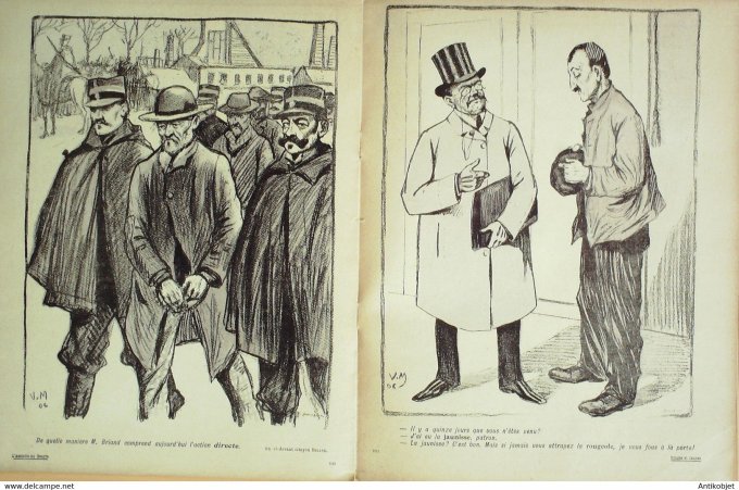 L'Assiette au beurre 1906 # 271 Rouges et jaunes Muller