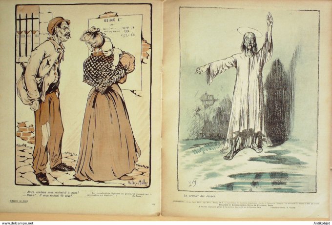 L'Assiette au beurre 1906 # 271 Rouges et jaunes Muller