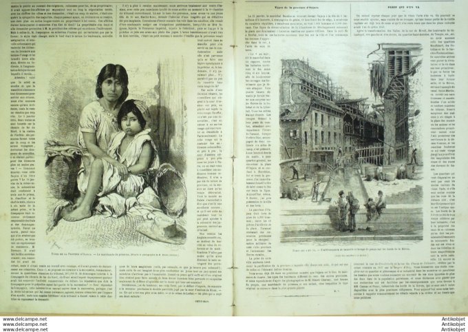 Le Monde illustré 1865 n°415 Algérie Garat-Sidi-Cheik Si-Mohammed-Ben-Hamza Turquie Kémer-Alti Oajac