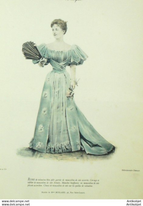 La Mode pratique 1894 # 05 Robe de veloutine