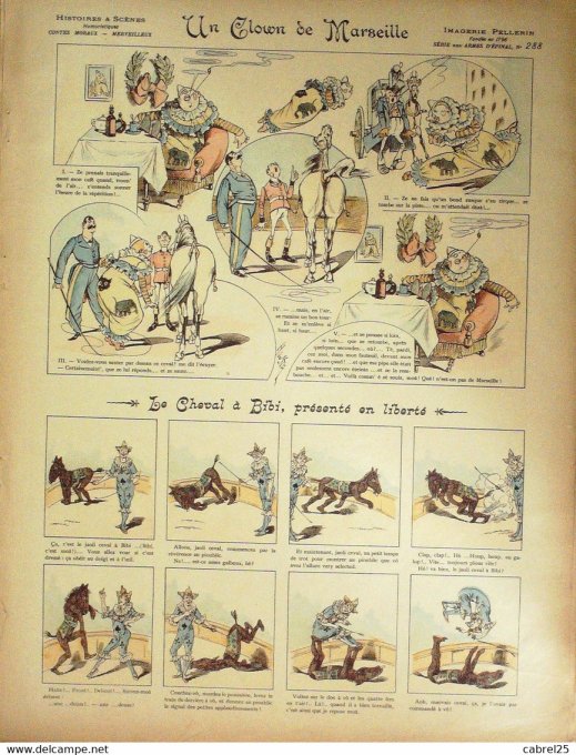 Un Clown A Marseille  (Pellerin d'epinal) H  de Sta