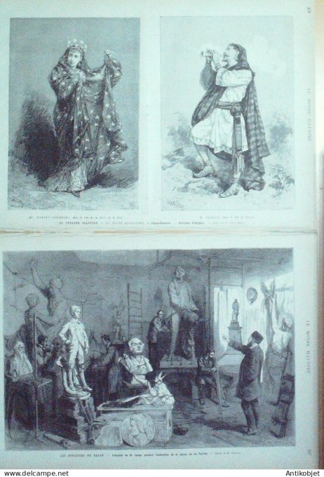 Le Monde illustré 1879 n°1158 Hongrie Michel Zichy Saint Médard Saint Didace