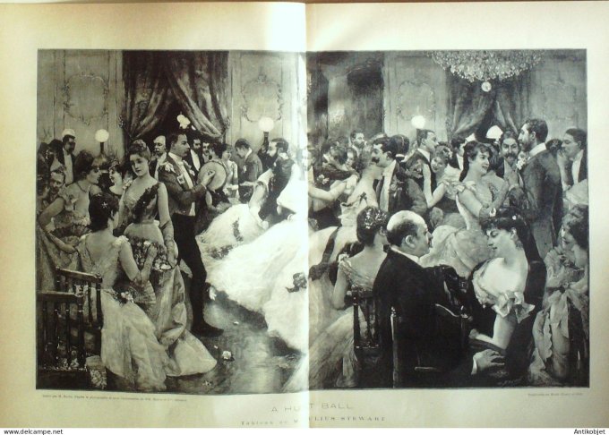 Le Monde illustré 1886 n°1513 Alphonse Daudet L'Orégon sauvetage Russes de Beloï au laboratoire de P