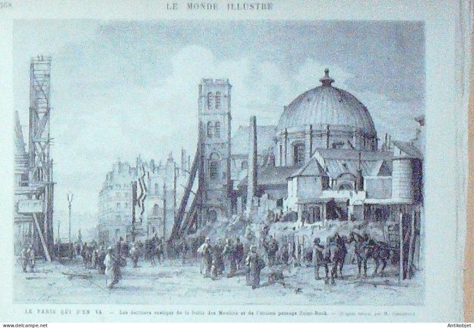Le Monde illustré 1879 n°1158 Hongrie Michel Zichy Saint Médard Saint Didace