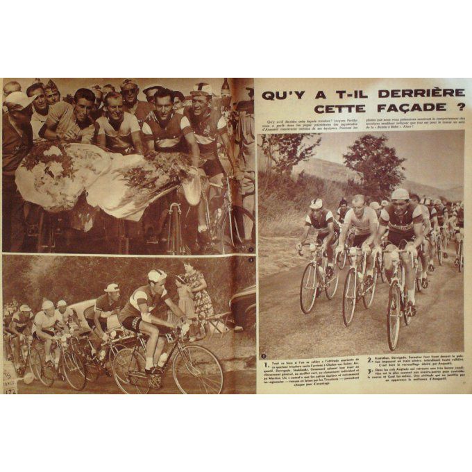 Miroir Sprint 1961 #  787a 3 Juil Dotto Bergaud Forestier Planckaert Stablinski