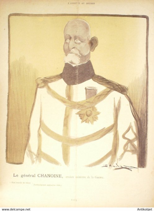 L'Assiette au beurre 1902 #  67 Nos généraux Mercier Négrier Brugère  Camara