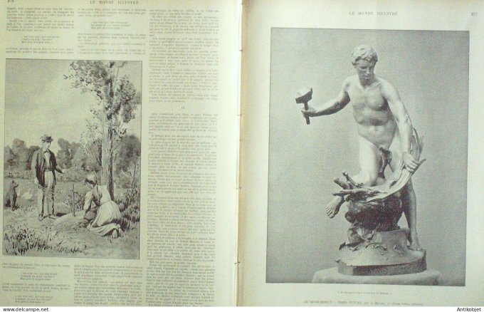 Le Monde illustré 1898 n°2166 Soudan Fachoda Assikasso Suisse Mont Blanc Solesmes (59) Madagascar Fi