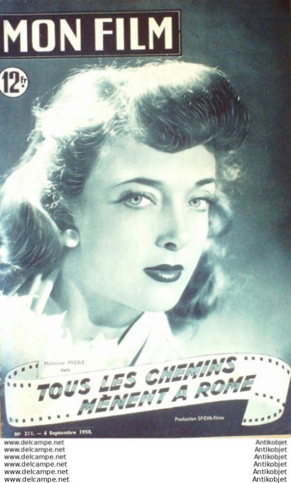 Mon Film 211 50-09- 6 Tous les chemins menent a  Rome Gerard Philippe