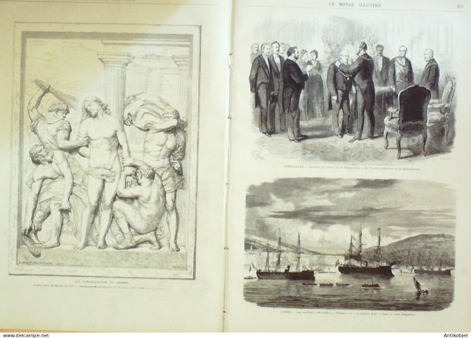 Le Monde illustré 1871 n°763 Ajaccio (20) Brésil Rio De Janeiro Pauline Viardot Versailles (78) Ital