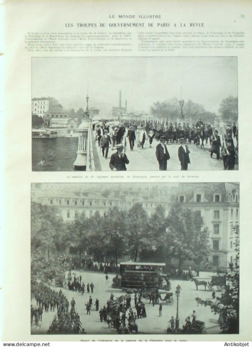 Le Monde illustré 1902 n°2364 Ile de Sein (29) Ecole centrale Balfour Siam Prince Ceylan Albi (81)