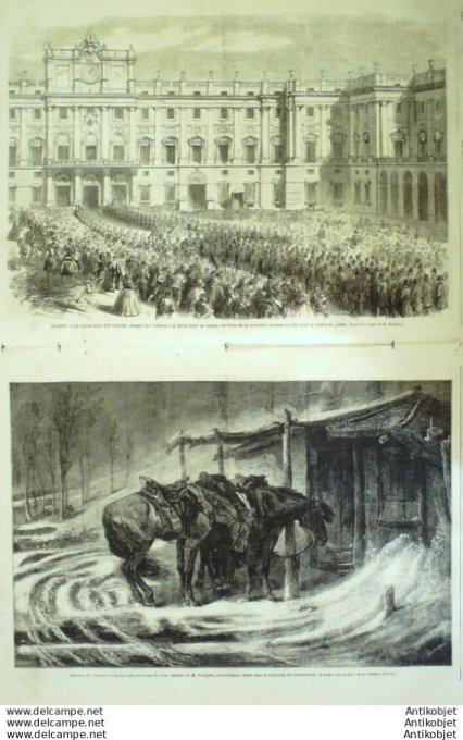 Le Monde illustré 1865 n°414 Algérie El Kreder Oran Moghrar El Tatani San Pedro Hyeres (83)