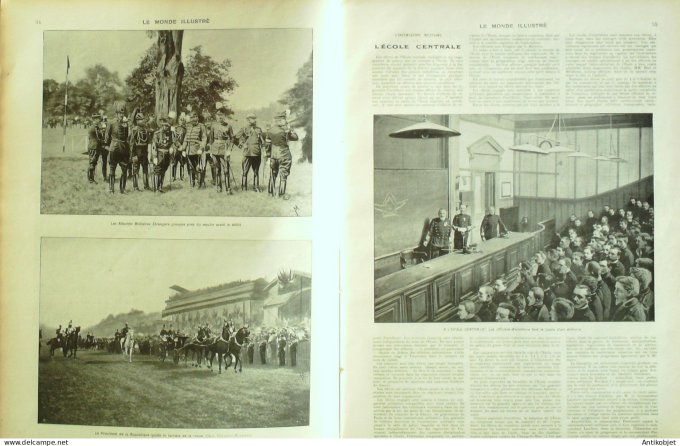 Le Monde illustré 1902 n°2364 Ile de Sein (29) Ecole centrale Balfour Siam Prince Ceylan Albi (81)