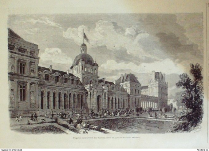 Le Monde illustré 1871 n°763 Ajaccio (20) Brésil Rio De Janeiro Pauline Viardot Versailles (78) Ital