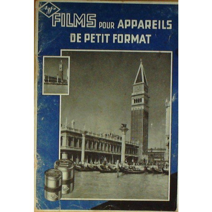 Catalogue FILMS AGFA appareils photo 1938