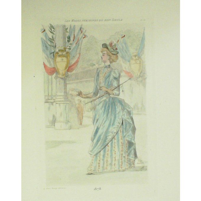 Mode Féminine époque 1878 (H.Boutet)