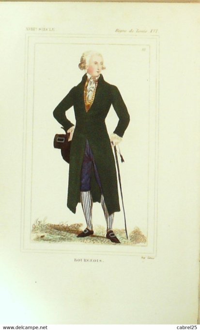 Portrait Bourgeois sous LOUIS XVI