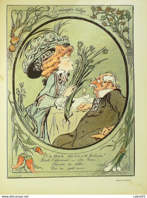 Le Rire 1908 n°272 Pourriol Willette Vadasz Hellé Goussé Hémard Fabiano Morin