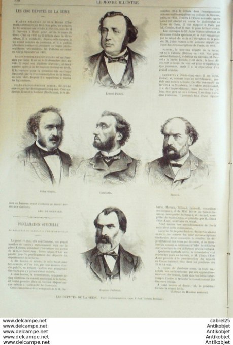 Le Monde illustré 1868 n°634 Angleterre Derby Hippique Epsom Maroc Pacha La Canau (40)