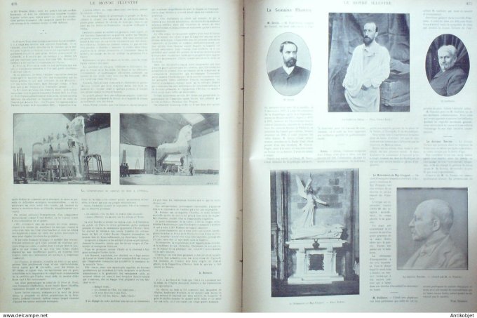 Le Monde illustré 1899 n°2225 Afrique-Sud Tom-Long Dundee Boers Toulouse (31) Agen (47)
