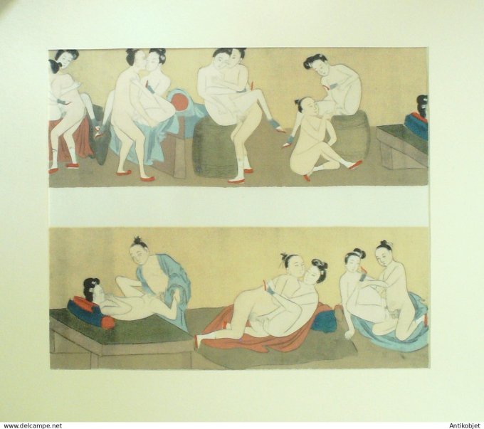 Estampe Chinoise scène érotique 29