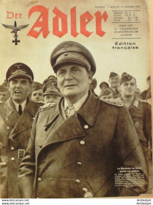 Revue Der Adler Ww2 1943 #  1