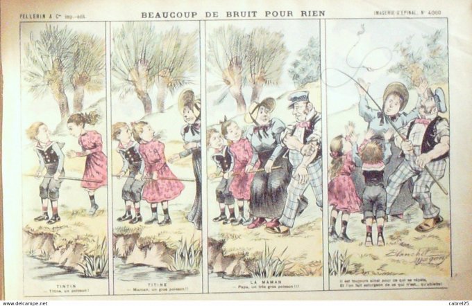 Beaucoup  de Bruit Pour Rien (Pellerin d'epinal) Blanchet Magon