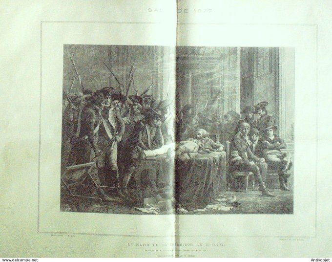 Le Monde illustré 1877 n°1075 Turquie Andrinople Tahiti Haïti reine Pomaré