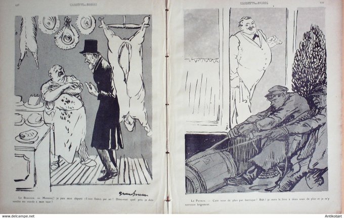 L'Assiette au beurre 1910 # 496 Tout renchérit Grandjouan